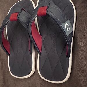 Cartago Kids Dark Blue and Burgundy Sandals